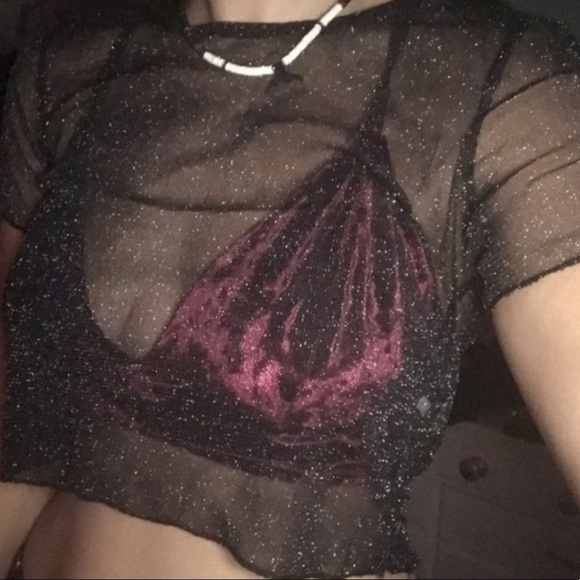 ☆️ MESH GLITTER TOP ☆ - Picture 3 of 4